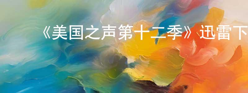 查志华的动漫综艺大全,《美国之声第十二季》迅雷下载/在线观看-选秀综艺-美剧天堂